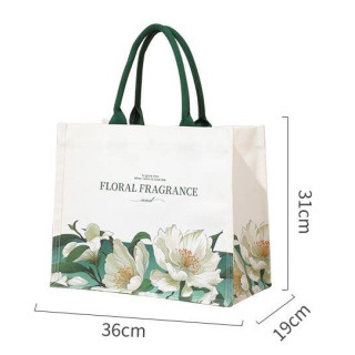 Floral shoppingväska